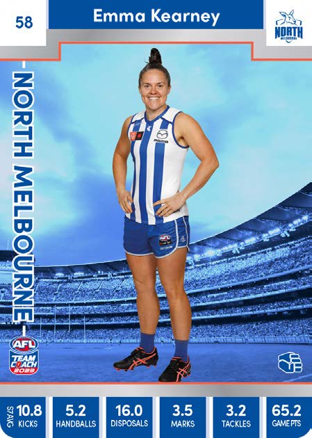 2023 Teamcoach AFLW Silver Parallel Cards - Cards 1 to 90 - Pick Your Card