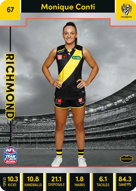 2023 Teamcoach AFLW Silver Parallel Cards - Cards 1 to 90 - Pick Your Card