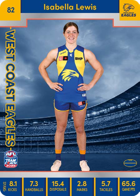 2023 Teamcoach AFLW Silver Parallel Cards - Cards 1 to 90 - Pick Your Card