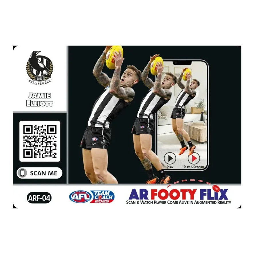2025 Teamcoach AFL, AR Footy Flix Cards - Cards ARF-01 to ARF-18 - Pick Your Card