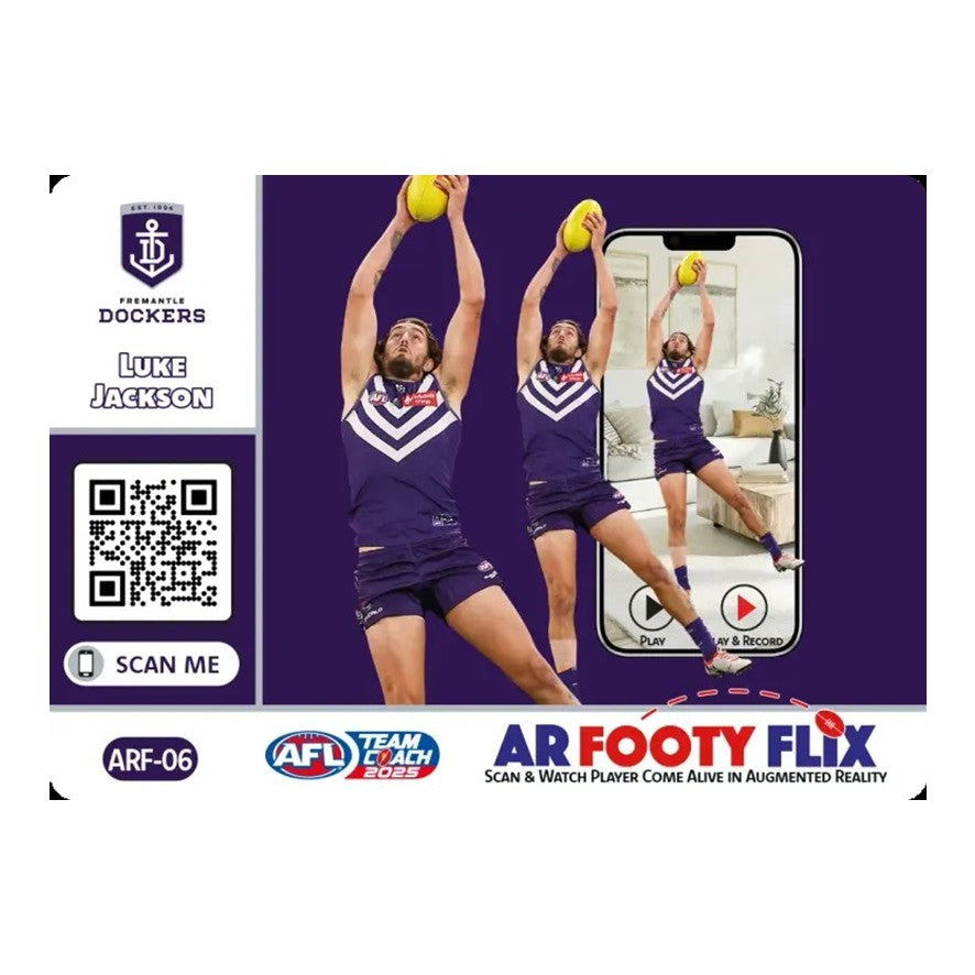 2025 Teamcoach AFL, AR Footy Flix Cards - Cards ARF-01 to ARF-18 - Pick Your Card