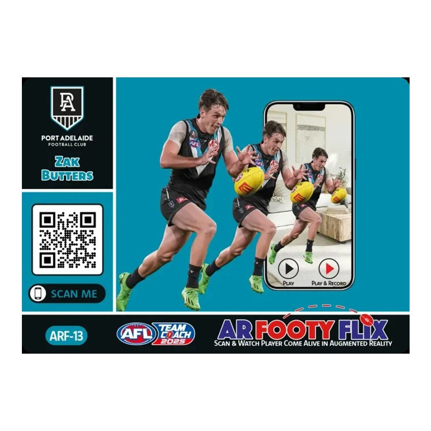 2025 Teamcoach AFL, AR Footy Flix Cards - Cards ARF-01 to ARF-18 - Pick Your Card