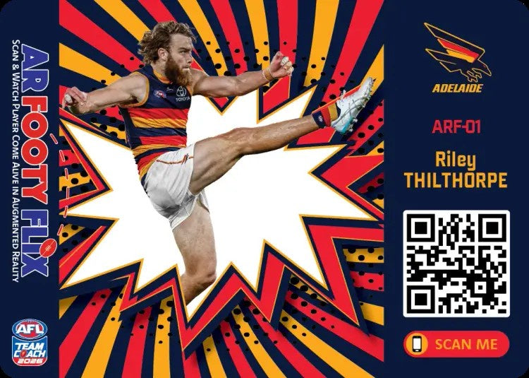 2026 Teamcoach AFL, AR Footy Flix Cards - Cards ARF-01 to ARF-18 - Pick Your Card