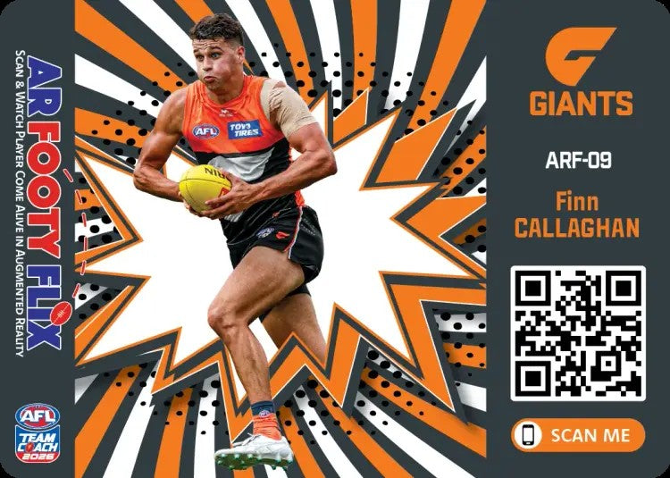 2026 Teamcoach AFL, AR Footy Flix Cards - Cards ARF-01 to ARF-18 - Pick Your Card