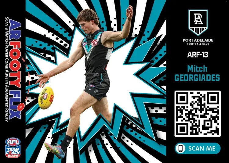 2026 Teamcoach AFL, AR Footy Flix Cards - Cards ARF-01 to ARF-18 - Pick Your Card