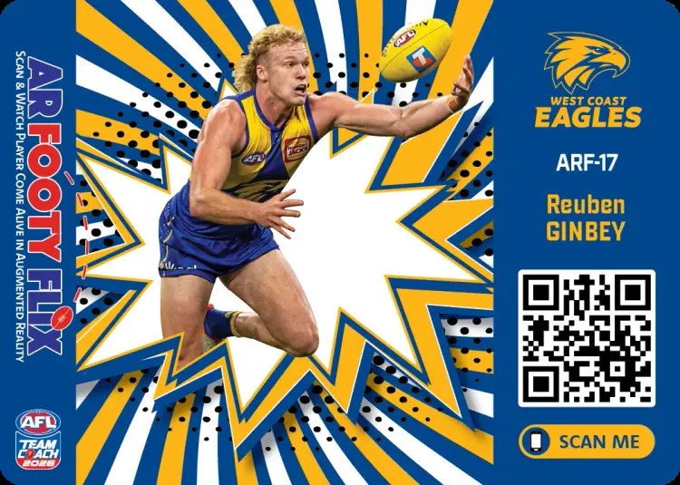 2026 Teamcoach AFL, AR Footy Flix Cards - Cards ARF-01 to ARF-18 - Pick Your Card