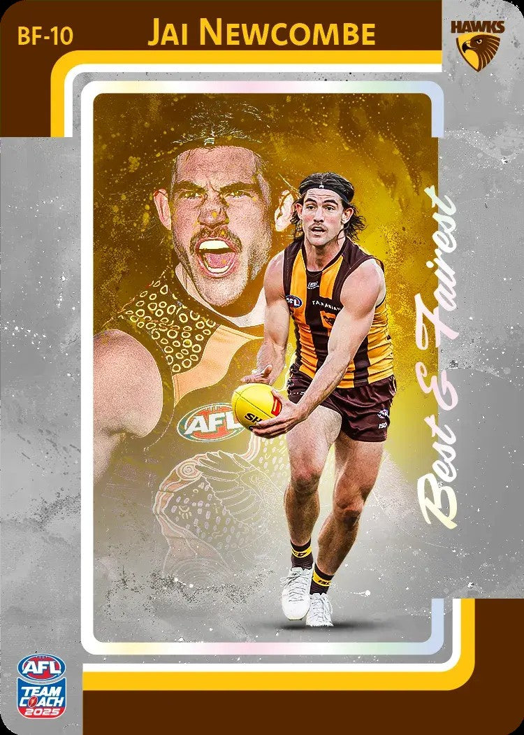 2025 Teamcoach AFL Silver Best & Fairest Cards - Cards BF-01 to BF-18 - Pick Your Card