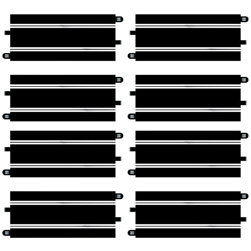 SCALEXTRIC 8 STANDARD STRAIGHTS TRACK EXTENSION PACK