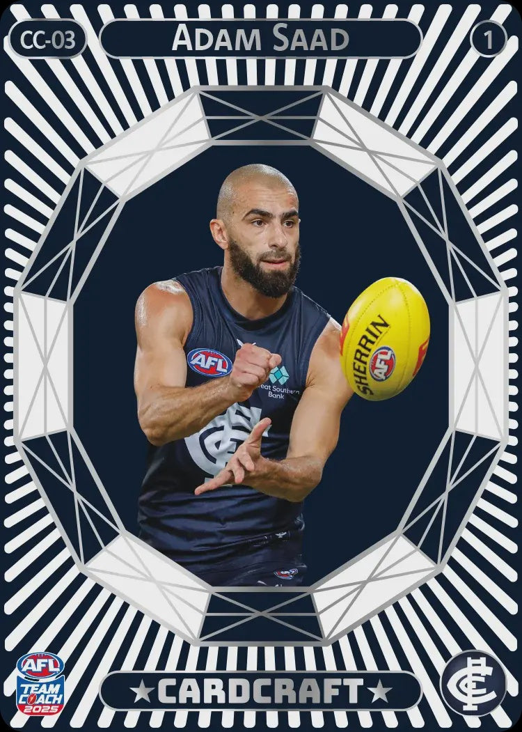 Adam Saad, CC-03-1, Card Craft, 2025 Teamcoach AFL