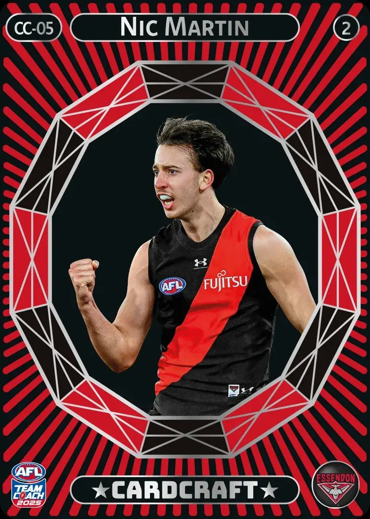 Nic Martin, CC-05-2, Card Craft, 2025 Teamcoach AFL