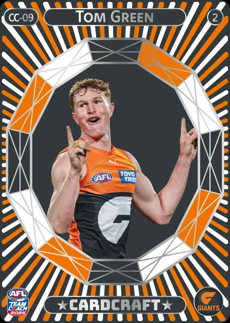 Tom Green, CC-09-2, Card Craft, 2025 Teamcoach AFL