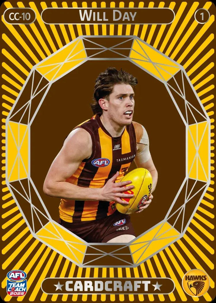 Will Day, CC-10-1, Card Craft, 2025 Teamcoach AFL