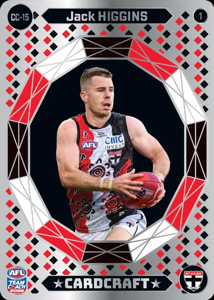 Jack Higgins, CC-15-1, Card Craft, 2026 Teamcoach AFL
