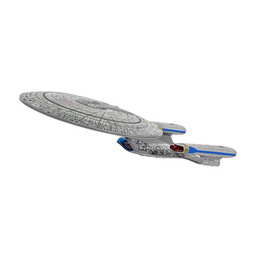 CORGI STAR TREK U.S.S. ENTERPRISE NCC-1701-D (THE NEXT GENERATION) - Diecast Model with Stand