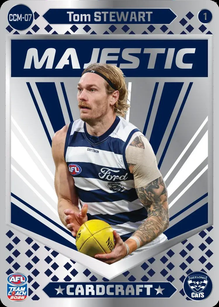Tom Stewart, CCM-07-1, Majestic Card Craft, 2026 Teamcoach AFL