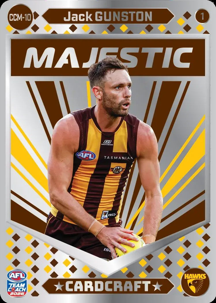 Jack Gunston, CCM-10-1, Majestic Card Craft, 2026 Teamcoach AFL