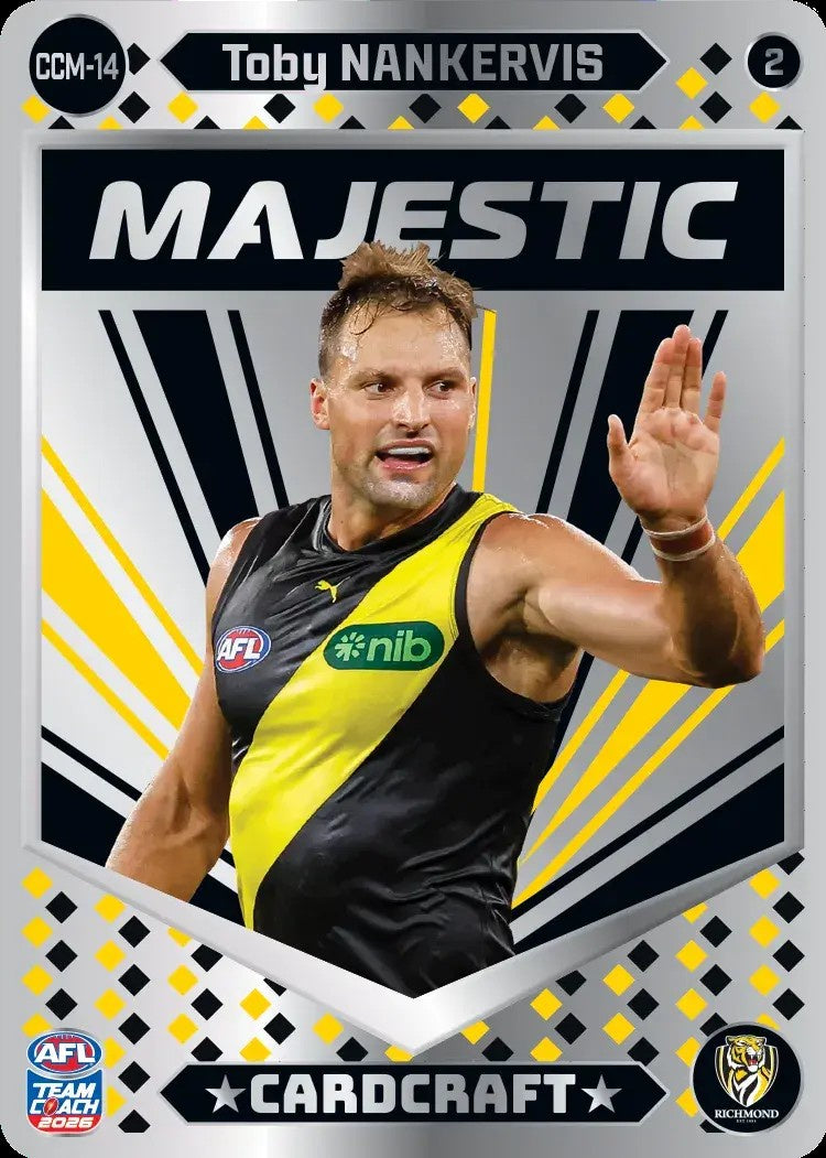 Toby Nankervis, CCM-14-2, Majestic Card Craft, 2026 Teamcoach AFL