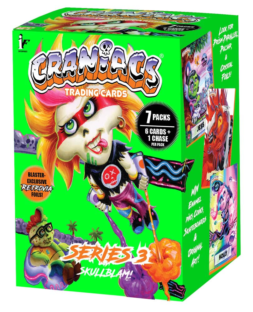 Craniacs Trading Cards Blaster Box Series 3