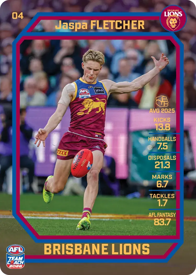 2026 Teamcoach AFL Common Cards - Cards 1 to 100 - Pick Your Card
