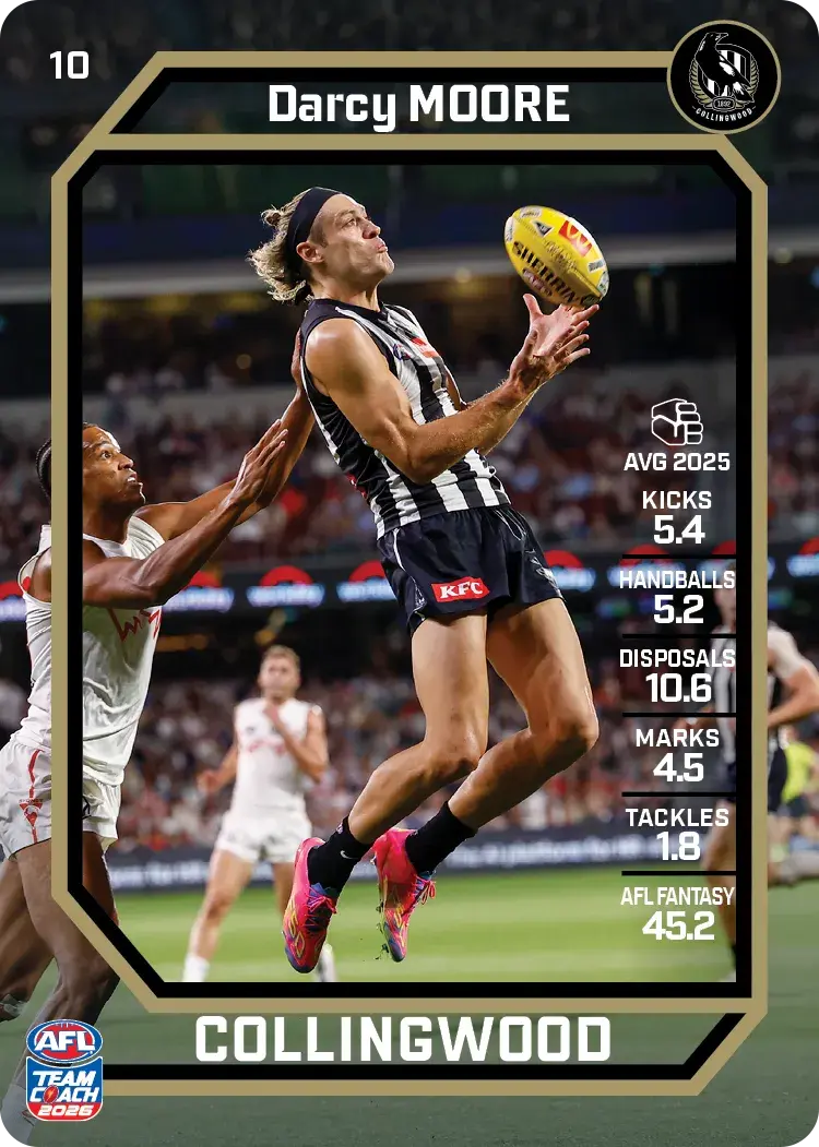 2026 Teamcoach AFL Common Cards - Cards 1 to 100 - Pick Your Card