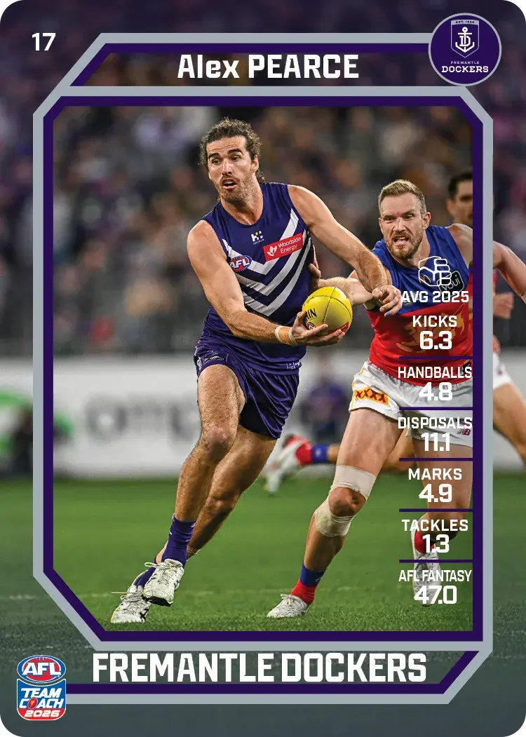 2026 Teamcoach AFL Common Cards - Cards 1 to 100 - Pick Your Card