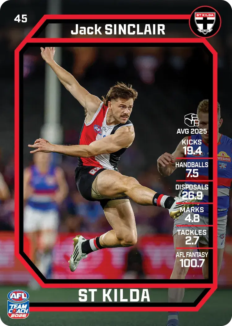2026 Teamcoach AFL Common Cards - Cards 1 to 100 - Pick Your Card