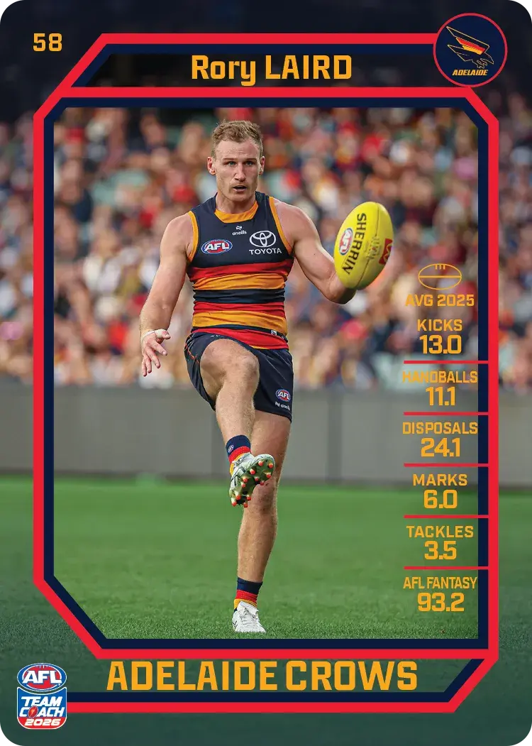 2026 Teamcoach AFL Common Cards - Cards 1 to 100 - Pick Your Card