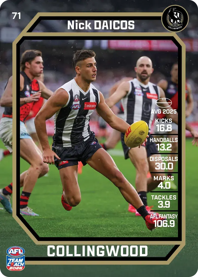 2026 Teamcoach AFL Common Cards - Cards 1 to 100 - Pick Your Card