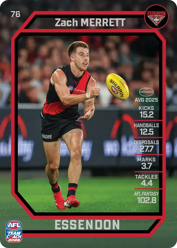 2026 Teamcoach AFL Common Cards - Cards 1 to 100 - Pick Your Card