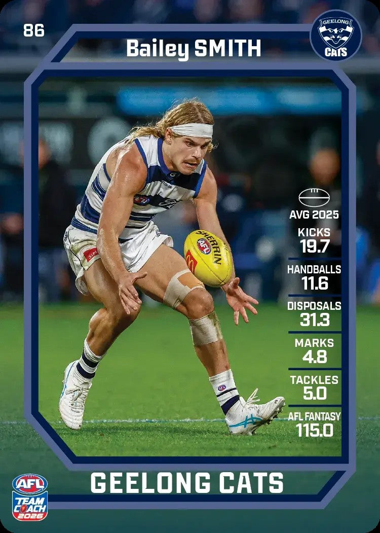 2026 Teamcoach AFL Common Cards - Cards 1 to 100 - Pick Your Card
