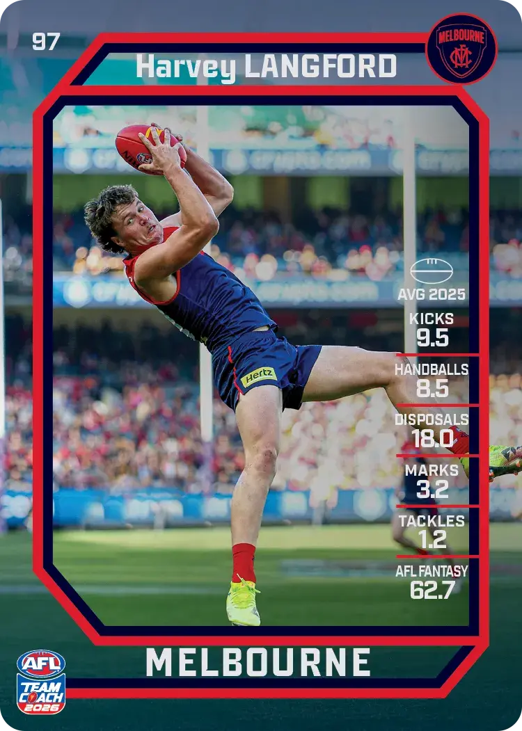 2026 Teamcoach AFL Common Cards - Cards 1 to 100 - Pick Your Card