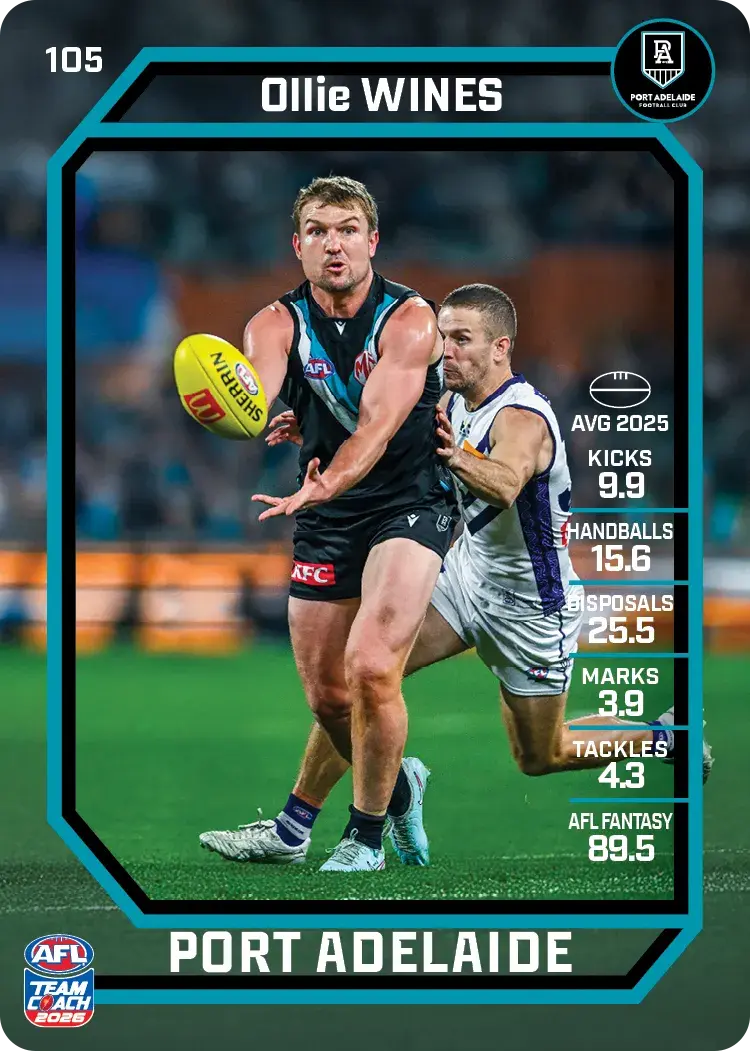 2026 Teamcoach AFL Common Cards - Cards 101 to 198 - Pick Your Card