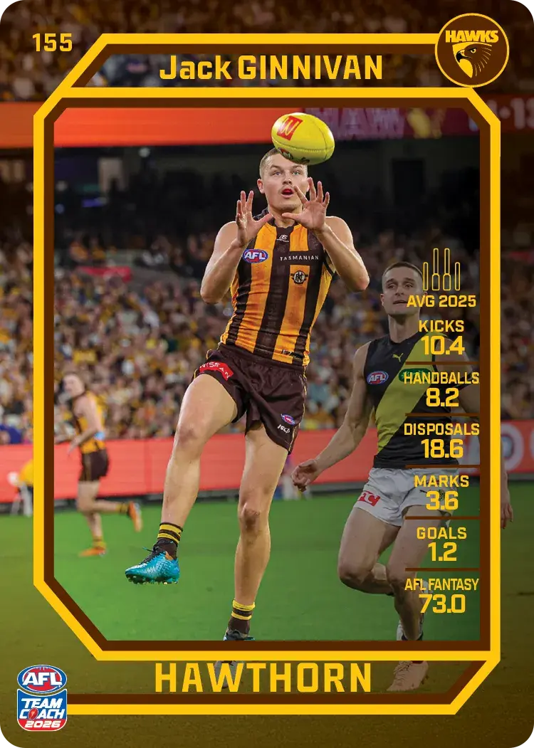 2026 Teamcoach AFL Common Cards - Cards 101 to 198 - Pick Your Card