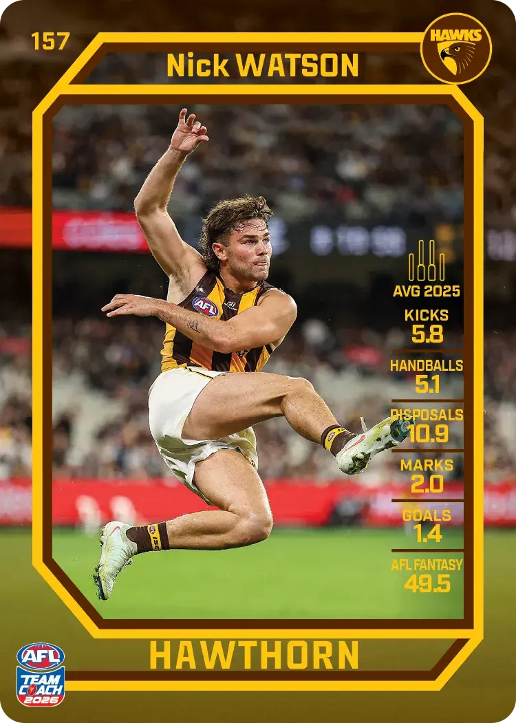 2026 Teamcoach AFL Common Cards - Cards 101 to 198 - Pick Your Card