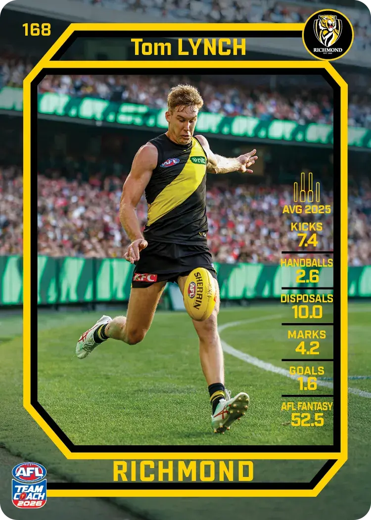 2026 Teamcoach AFL Common Cards - Cards 101 to 198 - Pick Your Card