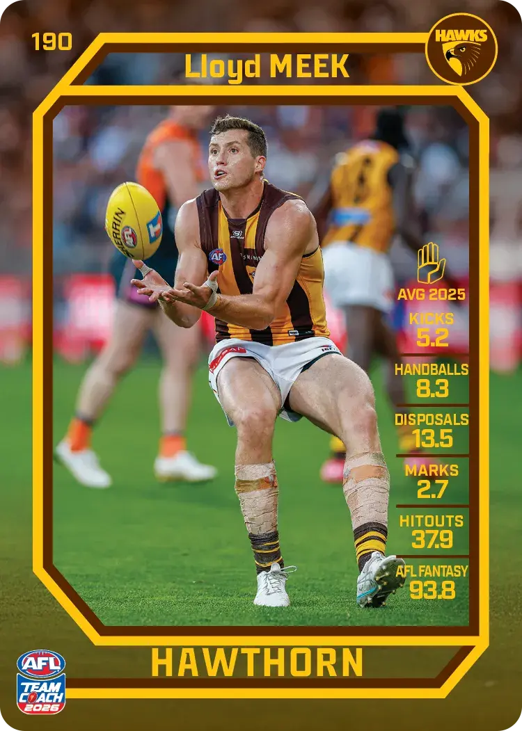 2026 Teamcoach AFL Common Cards - Cards 101 to 198 - Pick Your Card