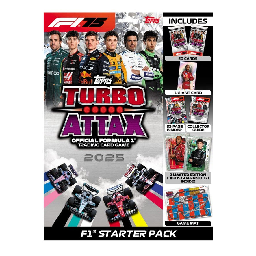 2025 Topps TURBO ATTAX Formula 1 STARTER PACK