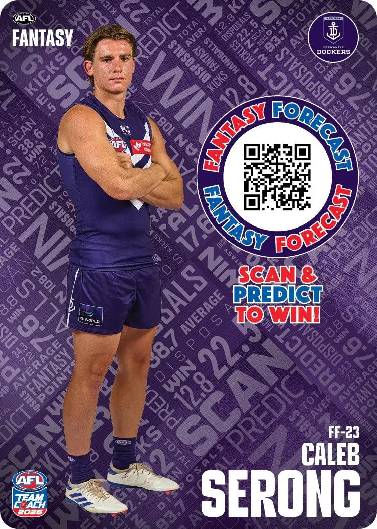 2026 Teamcoach AFL Fantasy Forecast - Cards 1 to 72 - Pick Your Card