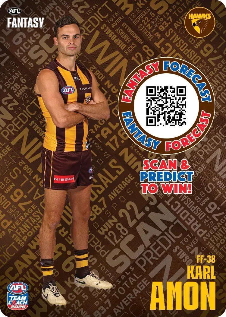 2026 Teamcoach AFL Fantasy Forecast - Cards 1 to 72 - Pick Your Card