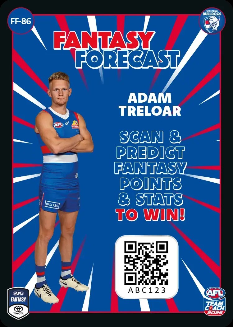2025 Teamcoach AFL Fantasy Forecast - Cards 1 to 90 - Pick Your Card