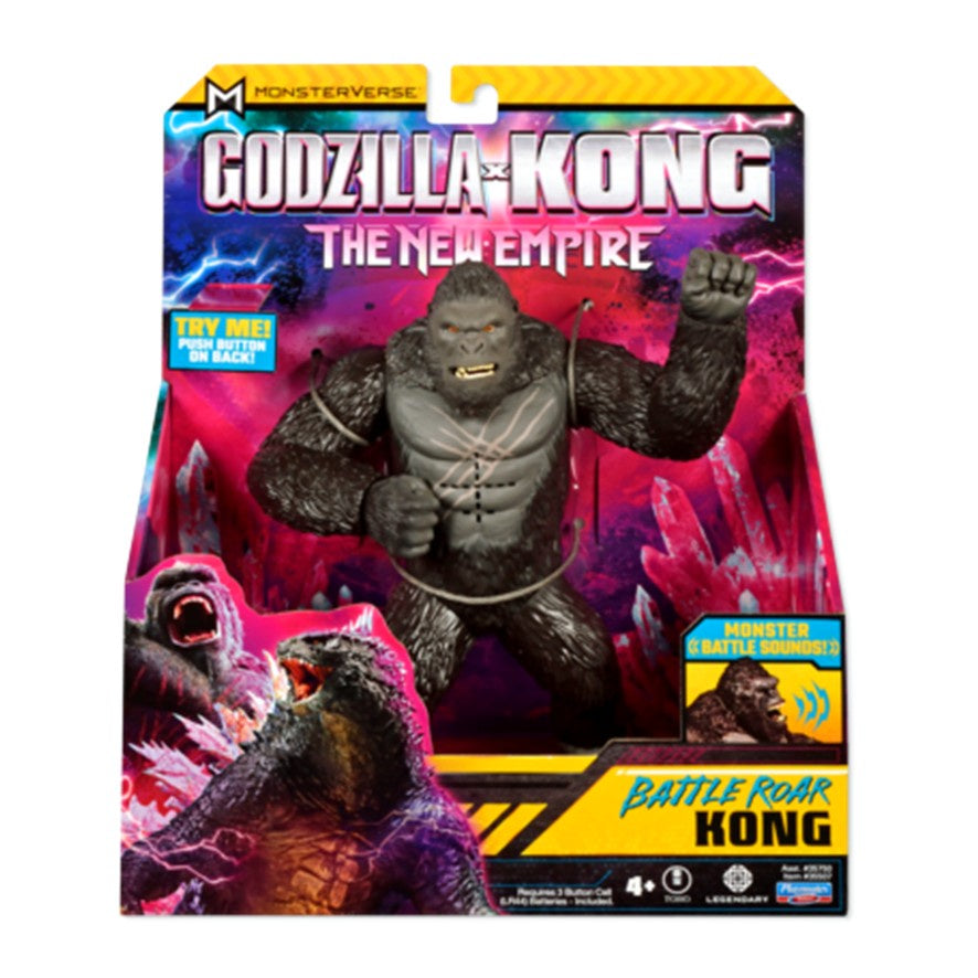MonsterVerse Godzilla vs. Kong 2: The New Empire - Battle Roar Kong 7" Deluxe Action Figure