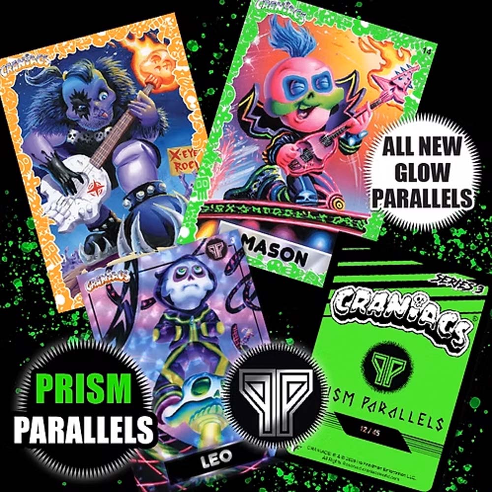 Craniacs Trading Cards Hobby Box Series 3