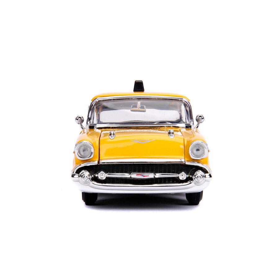Deadpool (Comics) - 1957 Chevy Bel Air Taxi Hollywood Ride 1:24 Scale Diecast Vehicle with Deadpool