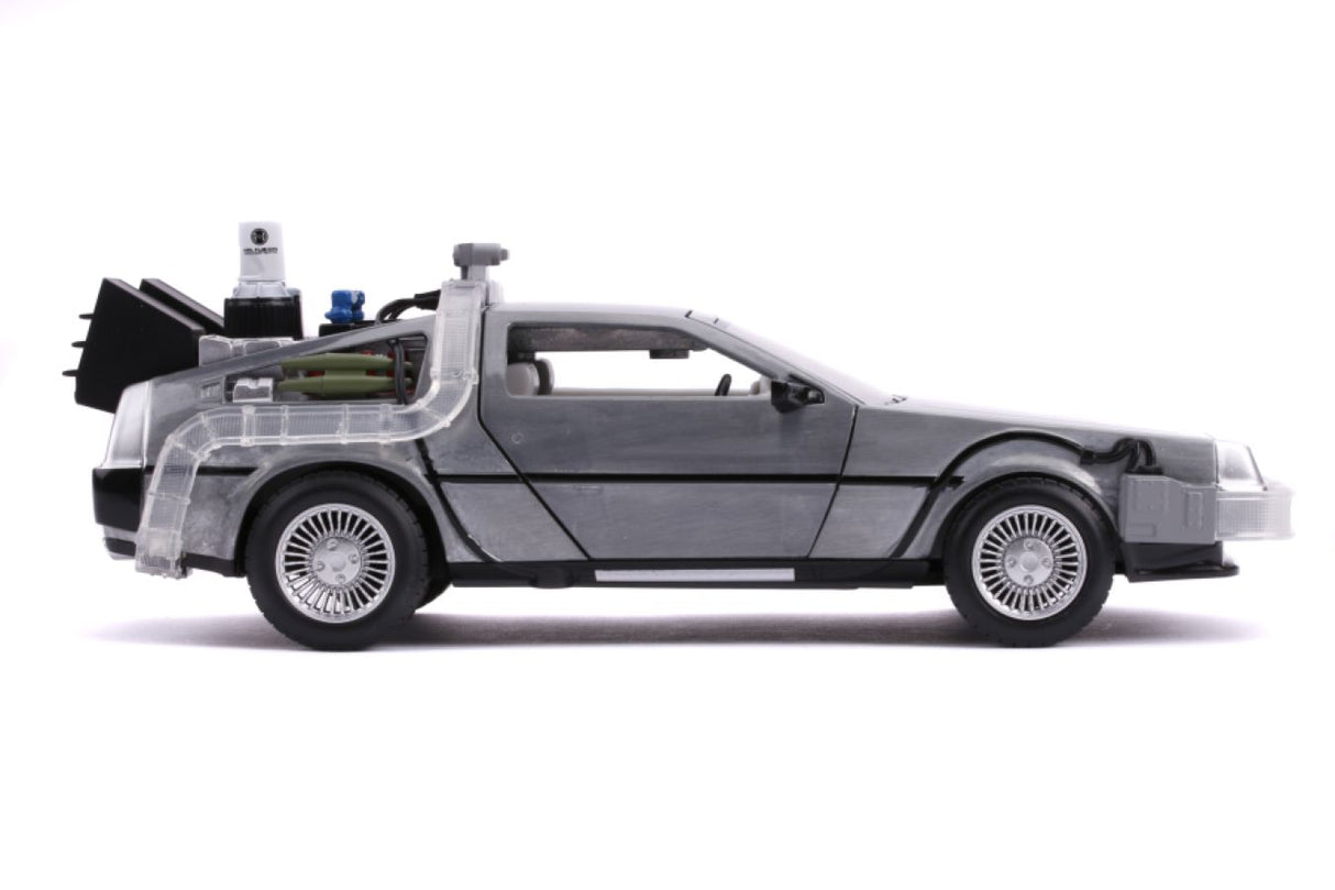 Back to the Future 2 - Delorean 1:24 Scale Diecast Hollywood Ride