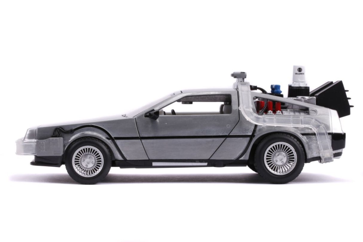 Back to the Future 2 - Delorean 1:24 Scale Diecast Hollywood Ride