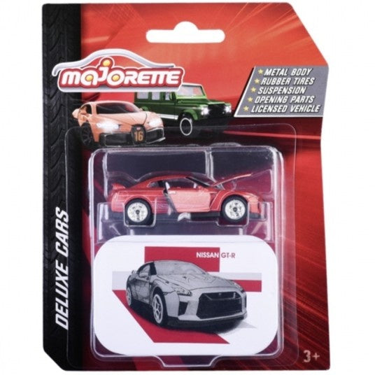 Nissan GT-R, Majorette - Deluxe Car, 1:64 Scale Diecast Car