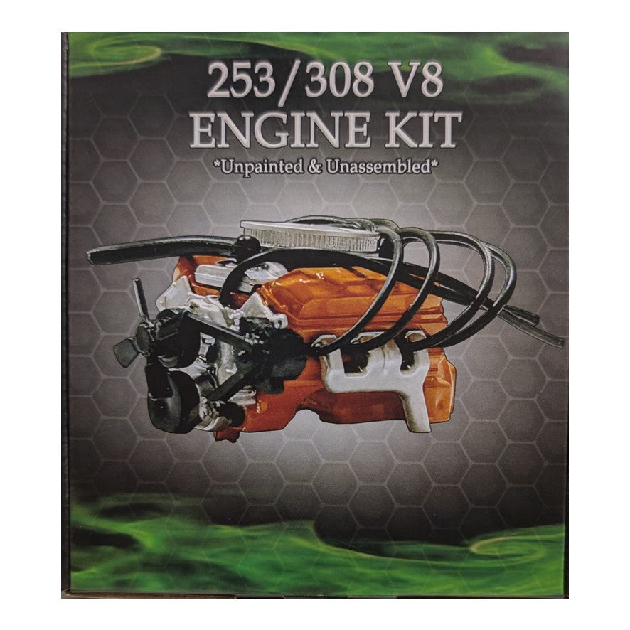 LC/LJ 253/308 V8 Engine, 1:24 Scale Plastic Model Kit