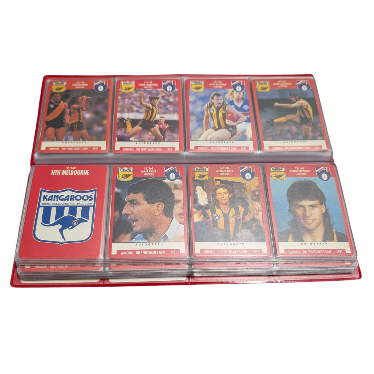 1991 Scanlens Stimorol AFL Complete Set in Album