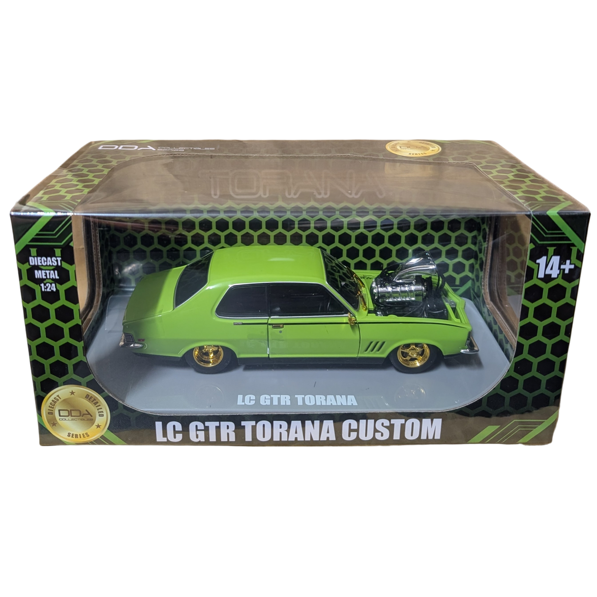 CHASE VERSION: Lime Supercharged Holden Torana LC GTR, 1:24 Scale Diecast