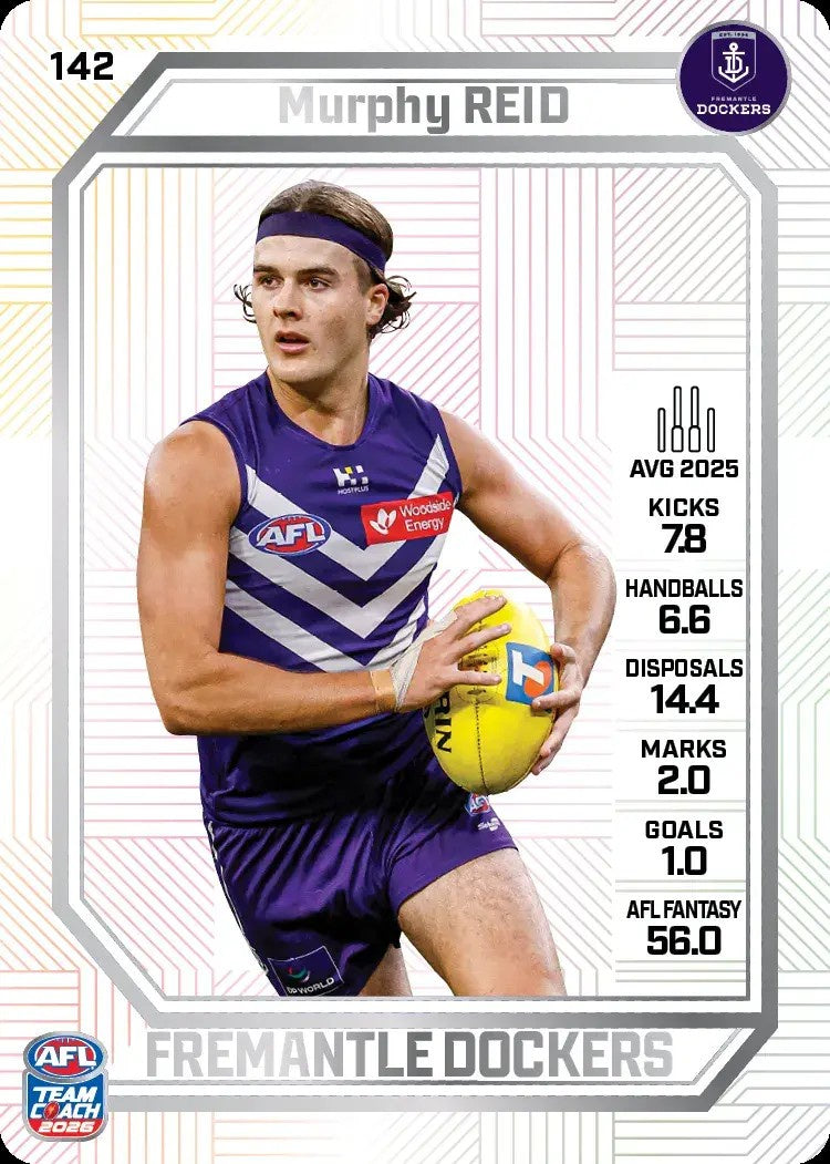 Murphy Reid, PEARL Parallel, 2026 Teamcoach AFL